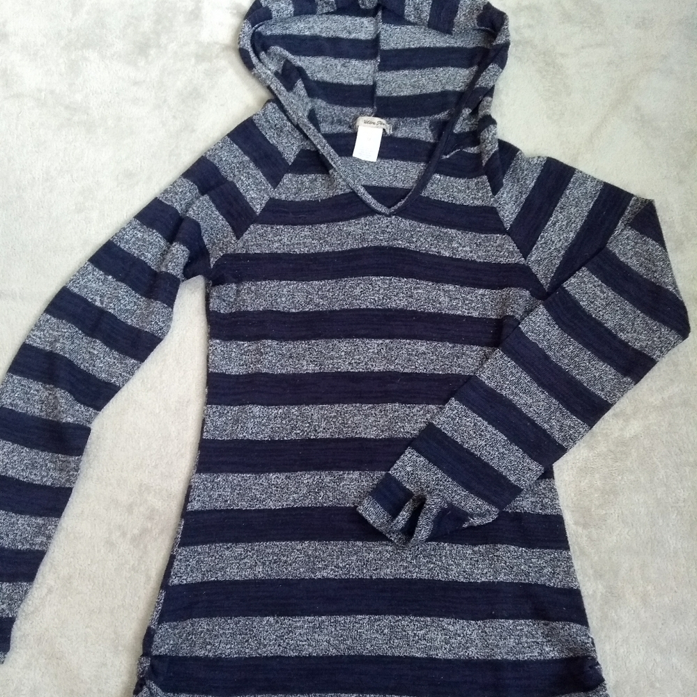 Navy and black sweater